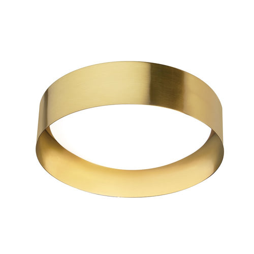 14W Flush Mount Aged Brass Metal Shade - Dainolite