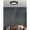 14W Flush Mount Matte Black Metal Shade - Dainolite