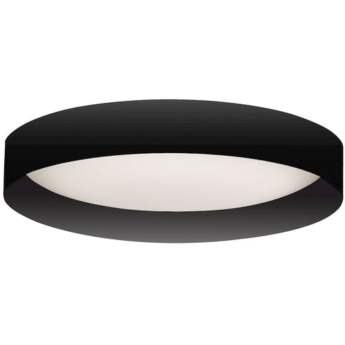 22W Flush Mount w/ Matte Black Metal Shade - Dainolite