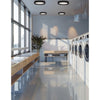 22W Flush Mount w/ Matte Black Metal Shade - Dainolite