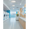 22W Flush Mount w/ Matte White Metal Shade - Dainolite