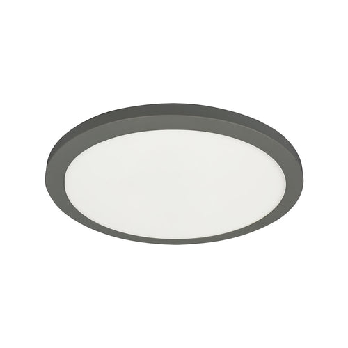 25W Matte Black Flush Mount - Dainolite