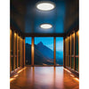 30W Matte Black Flush Mount - Dainolite
