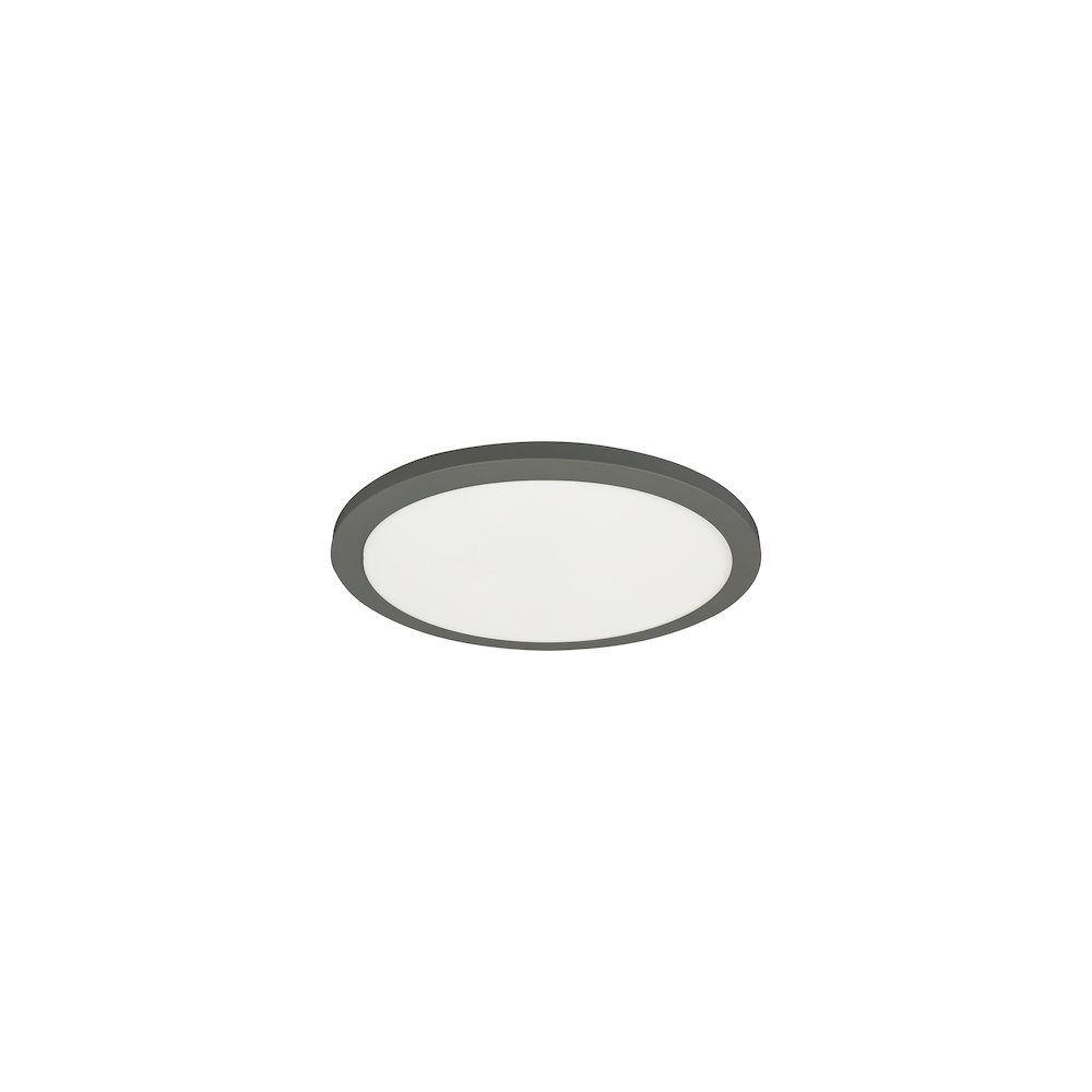 14W Matte Black Flush Mount - Dainolite