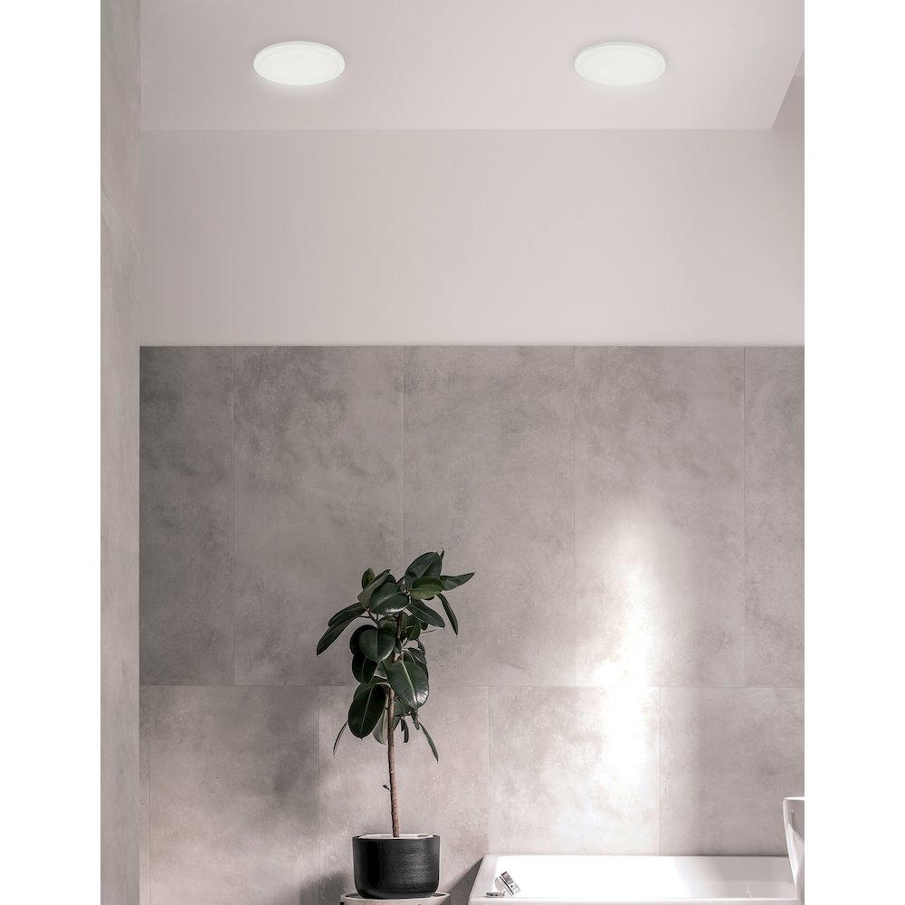 14W Matte White Flush Mount - Dainolite