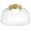 10W Flush Mount, AGB, CLR Glass - Dainolite