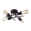 4LT Semi-Flush Mount, Espresso Finish - Dainolite