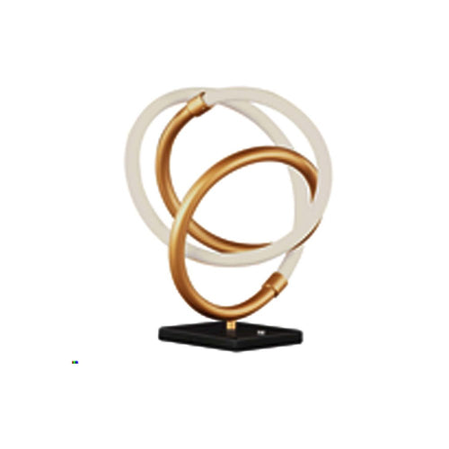 12W Table Lamp Gold & Matte Black - Dainolite