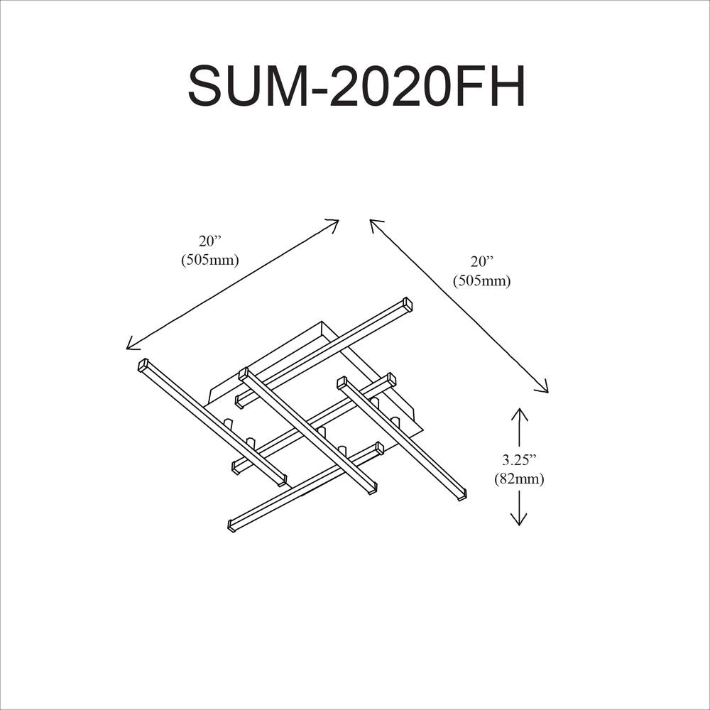 20W Flush Mount MB - Dainolite