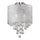 2LT Incan Crystal Flush-Mount P Chrome Silver - Dainolite
