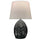 1 Light Table Lamp in Black w/ Beige Shade - Dainolite