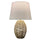 1 Light Table Lamp, Natural w/ Beige Shade - Dainolite
