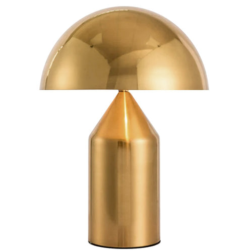 2 Light Table Lamp in Aged Brass - Dainolite