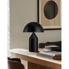 2 Light Table Lamp in Matte Black - Dainolite