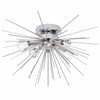 4LT Flush Mount, Silver & Polished Chrome Finish - Dainolite
