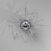 4LT Flush Mount, Silver & Polished Chrome Finish - Dainolite