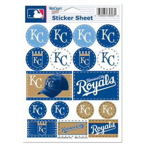 Kansas City Royals Decal Sheet 5x7 Vinyl - WinCraft