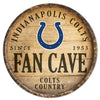 Indianapolis Colts Sign Wood 14 Inch Round Barrel Top Design - Wincraft