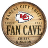 Kansas City Chiefs Sign Wood 14 Inch Round Barrel Top Design - Wincraft