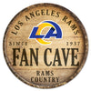 Los Angeles Rams Sign Wood 14 Inch Round Barrel Top Design - Wincraft