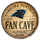 Carolina Panthers Sign Wood 14 Inch Round Barrel Top Design - WinCraft