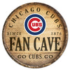 Chicago Cubs Sign Wood 14 Inch Round Barrel Top Design - Wincraft