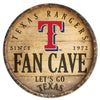 Texas Rangers Sign Wood 14 Inch Round Barrel Top Design - Wincraft