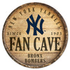 New York Yankees Sign Wood 14 Inch Round Barrel Top Design - WinCraft