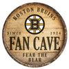 Boston Bruins Sign Wood 14 Inch Round Barrel Top Design - Special Order - Wincraft