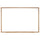 Ghent Magnetic Porcelain Whiteboard with Wood Frame, 3'H x 4'W