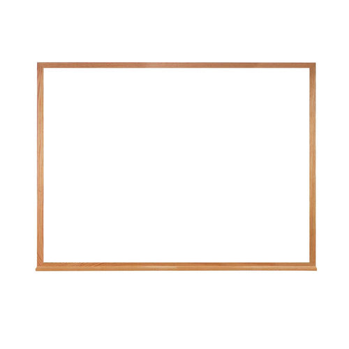 Ghent Non-Magnetic Whiteboard with Wood Frame, 2'H x 3'W