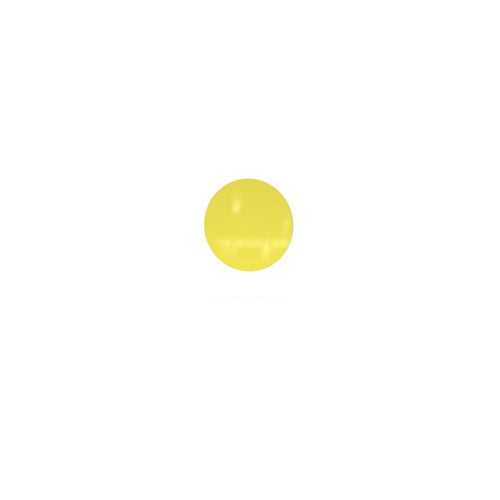 Ghent Coda Low Profile Circular Glassboard, Magnetic, Yellow, 48'' Diameter
