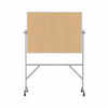 72⅛''x 53¼'' Aluminum Frame Reversible Natural Cork/Natural Cork - Ghent