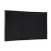 36.0''x46.5'' Aluminum Frame Recycled Rubber Bulletin Board - Black - Ghent