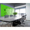 Ghent Aria 4'H x 4'W Magnetic Glass White Board, Gray Surface, , 4 Rare Earth Magnets, 4 Markers and Eraser