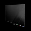 Ghent Aria 3'H x 4'W Magnetic Glass White Board, Gray Surface, Horizontal, 4 Rare Earth Magnets, 4 Markers and Eraser