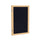 24''x18'' 1-Dr Wood Fr Oak Finish Encl Recycled Rubber Bulletin Board - Confetti - Ghent