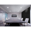 Ghent Aria 4'H x 3'W Magnetic Glass White Board, Gray Surface, Vertical, 4 Rare Earth Magnets, 4 Markers and Eraser