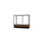 Merchandiser  48''W x 40''H x 20''D  Counter Case,  Satin Finish, Lt. Oak Base - Waddell