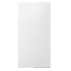 Ghent Aria 5'H x 4'W Glass White Board, White Surface, Vertical, 4 Markers and Eraser