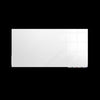 Ghent Aria 4'H x 8'W Magnetic Glass White Board, White Surface, Horizontal, 4 Rare Earth Magnets, 4 Markers and Eraser