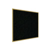 48.5''x48.5'' Wood Fr, Oak Finish Recycled Rubber Bulletin Board - Confetti - Ghent