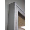 48''x60'' 2-Door Satin Aluminum Frame Enclosed Bulletin Board - Natural Cork - Ghent