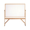 Ghent Reversible Whiteboard with Wood Frame, 4'H x 6'W