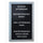 Ghent 1 Door Enclosed Vinyl Letter Board with Satin Aluminum Frame, 36''H x 30''W, Black