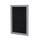 Ghent 1 Door Enclosed Recycled Rubber Bulletin Board with Satin Frame, 36''H x 30''W, Black