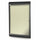 42⅛''x27¾'' 1-Dr Silhouette Encl Bulletin Bd, Black Frame, Vinyl Fabric Caramel - Ghent
