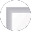 Ghent 1''x1'' Grid Magnetic Whiteboard, 4’H x 6’W