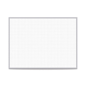 Ghent 1''x1'' Grid Magnetic Whiteboard, 4’H x 6’W