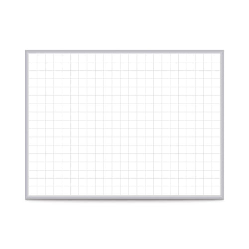 Ghent 2''x2'' Grid Magnetic Whiteboard, 3’H x 4’W